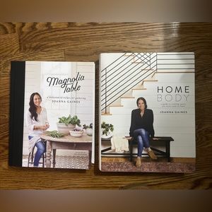 Set Of 2 Joanna Gaines Books Home Body And Magnolia Table Cookbook Excellent